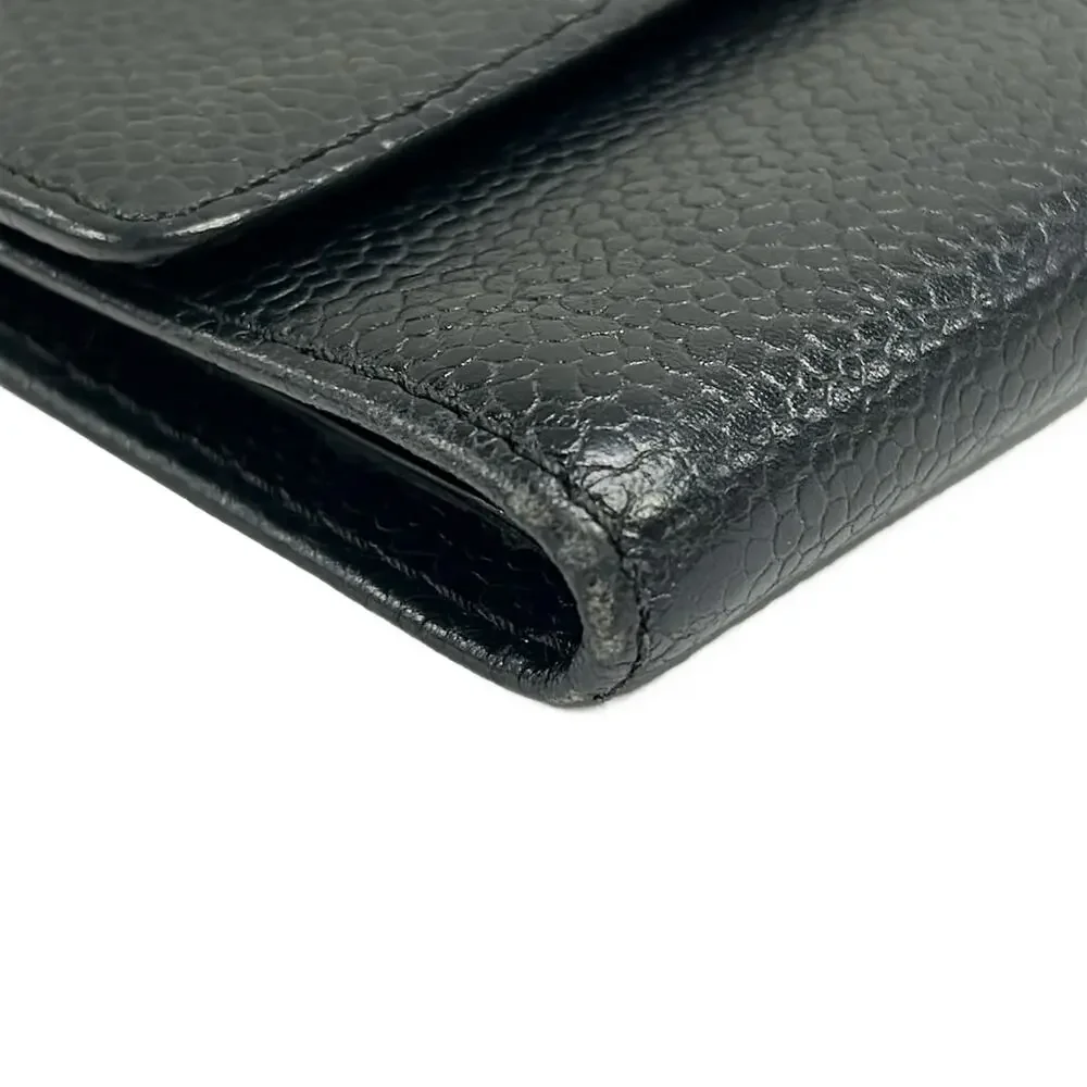 CHANEL trifold wallet